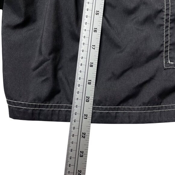 Speedo Mens Black & White Floral Swim Trunks With Drawstring Waist & Mesh Lining - Picture 8 of 9